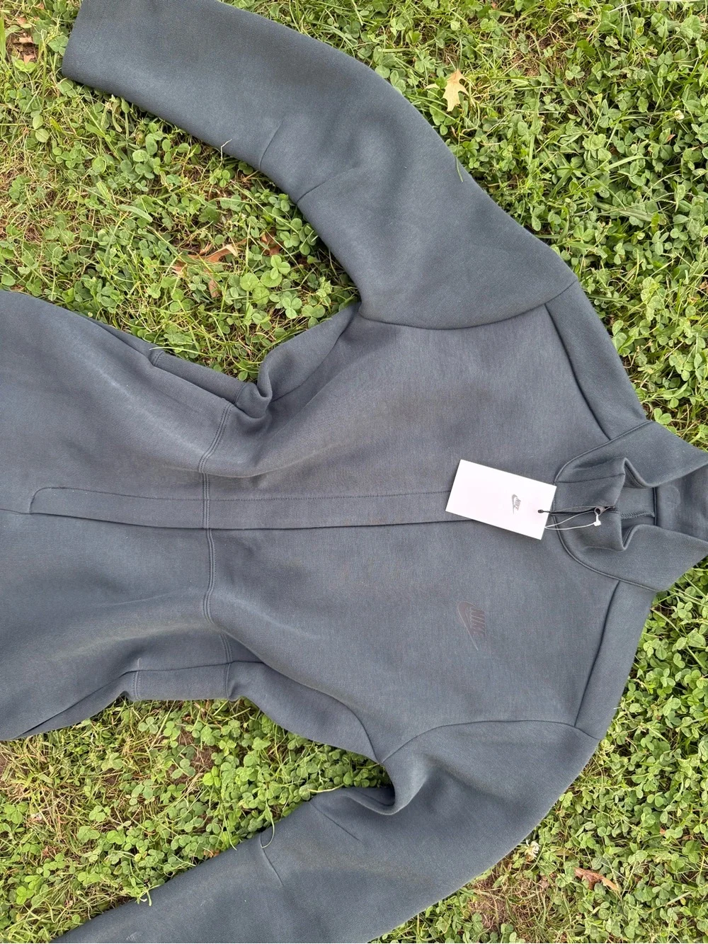 NWT Nike Sportswear Tech Fleece Jumpsuit Seaweed Green M